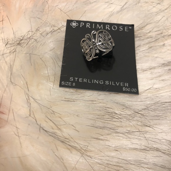 Sterling Silver Primrose butterfly 🦋 ring - Picture 3 of 3